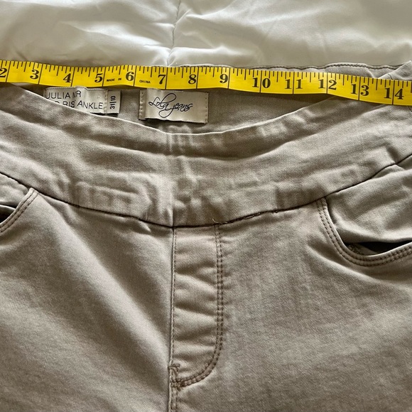 Lola Mid-rise Ankle Jean size 31/10. Washed Taupe/gray color. Julia MR - Picture 9 of 9